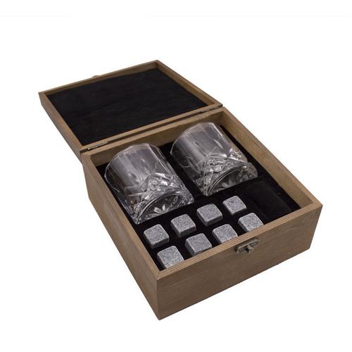 厂家定做低价销售 刻logo 威士忌酒石 whisky stone